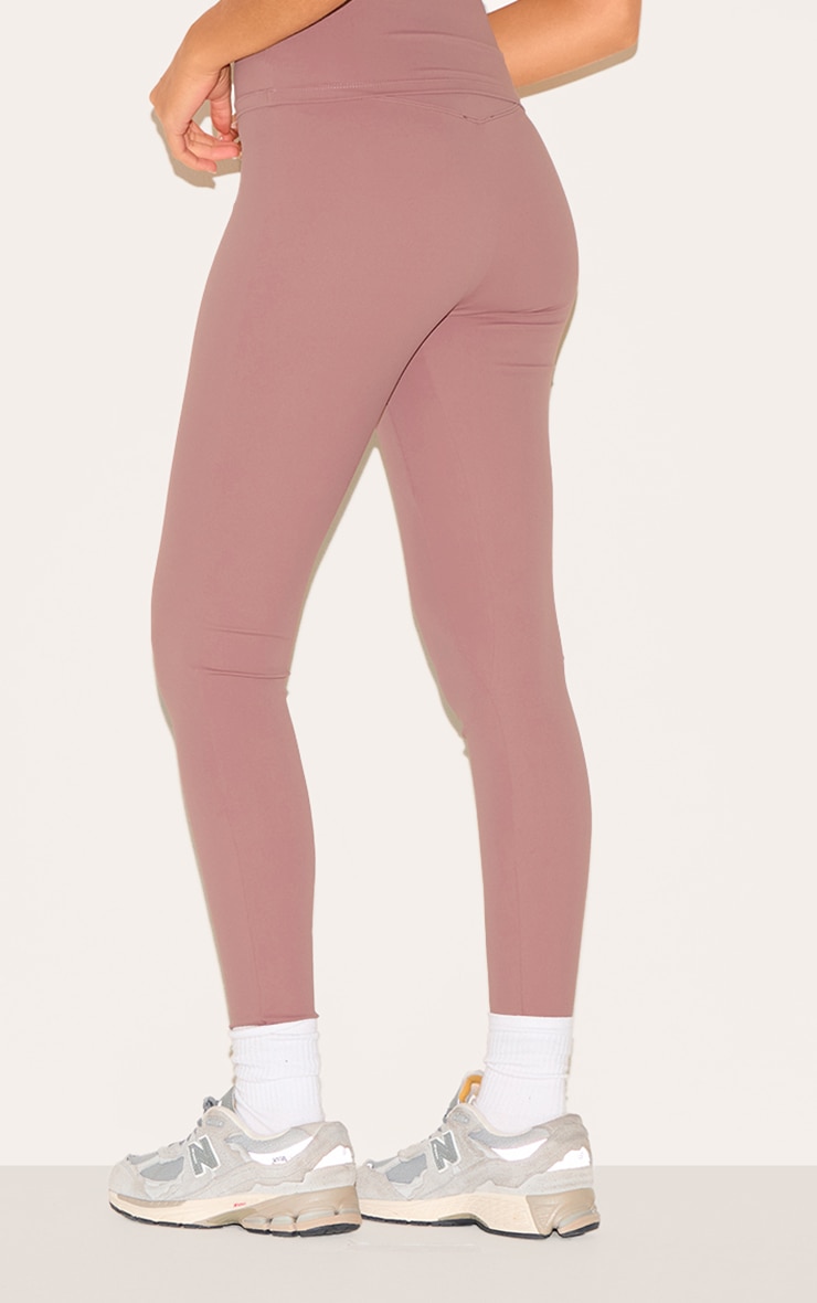 Legging en Sculpt mauve à taille très haute image 3