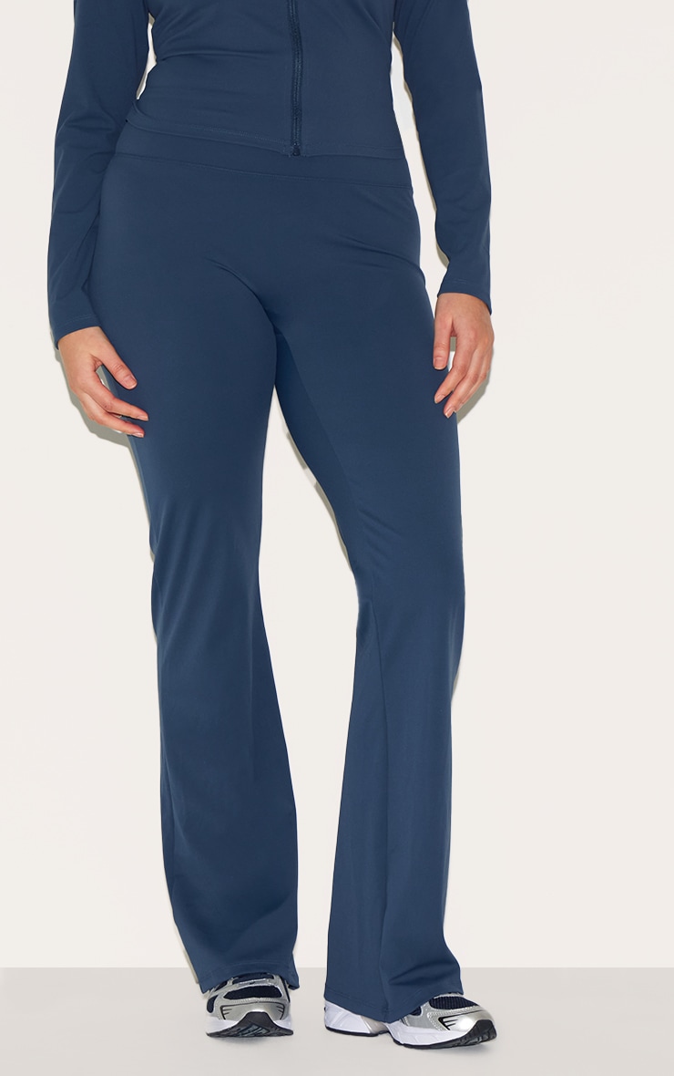 Midnight Blue Sculpt Straight Leg Yoga Pants image 2