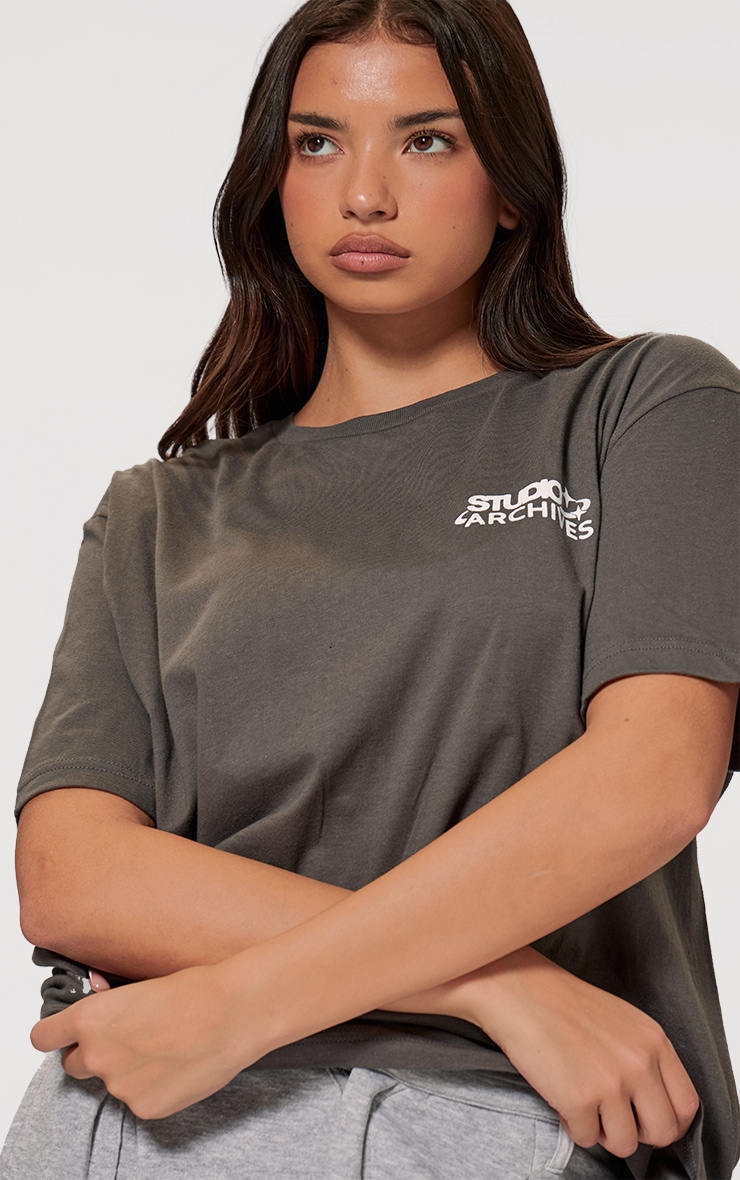 Charcoal Studio Archives Oversized T-shirt image 4