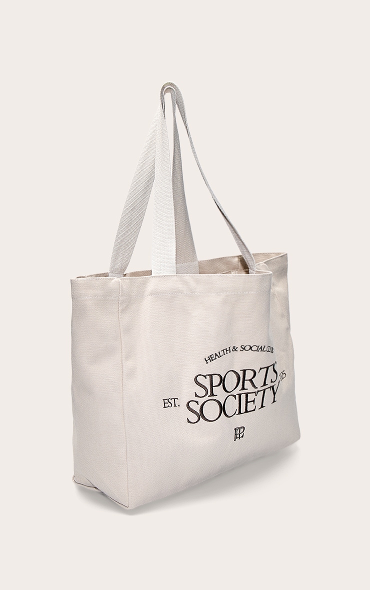 Natural Sports Society Canvas Tote Bag image 3