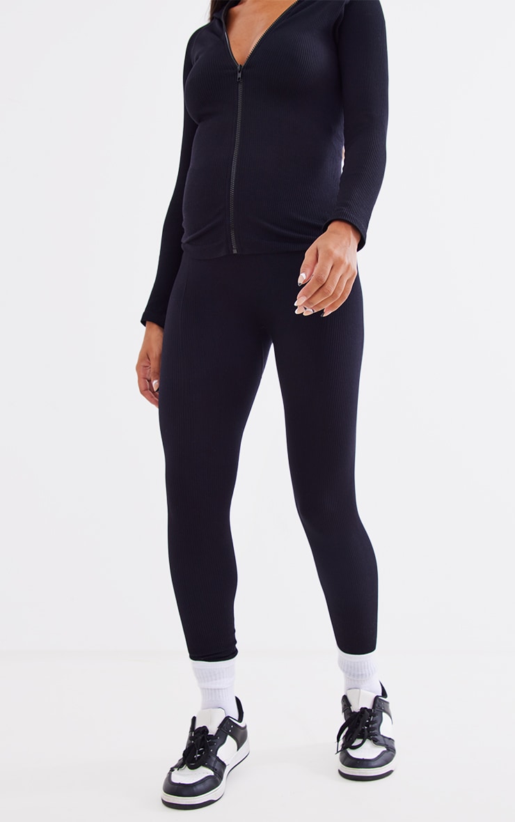 Viscose élastique Maternité Legging De Grossesse Be Mammy 3/4 - Taille Haute En Viscose élastique, Confortable Vêtement Maternité Confort