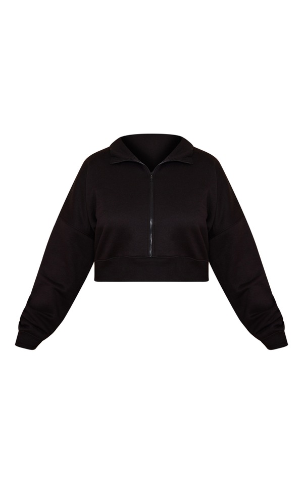 Mayoral Black Brushed Zip-Up Sweater main image 1