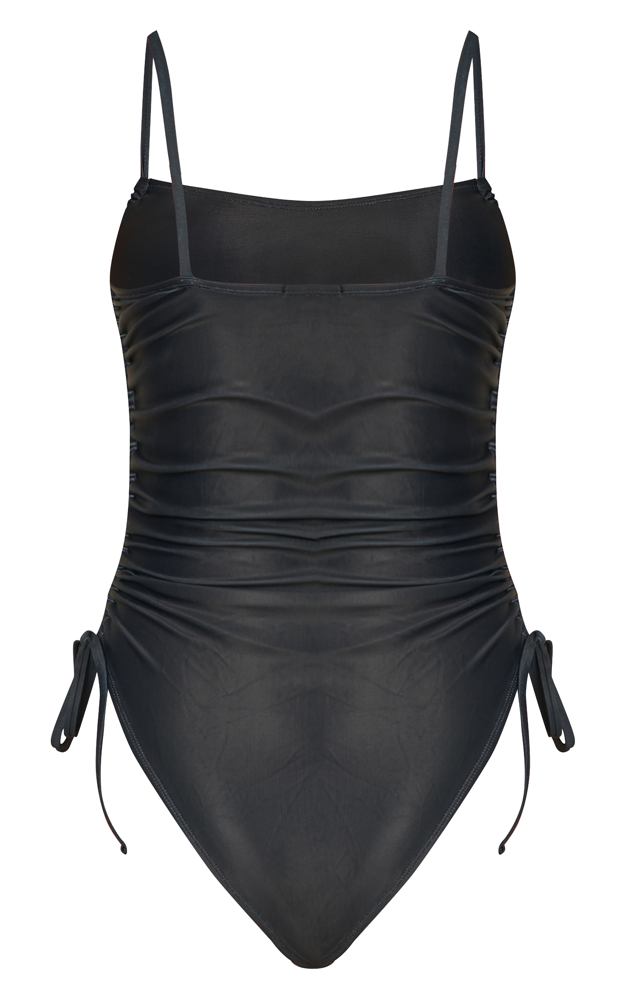 ★PLAGE_seoul★ Crepe Swim Set_Black THE SAILOR MAILLOT in BLACK & NATURAL CREPE – Lisa Marie