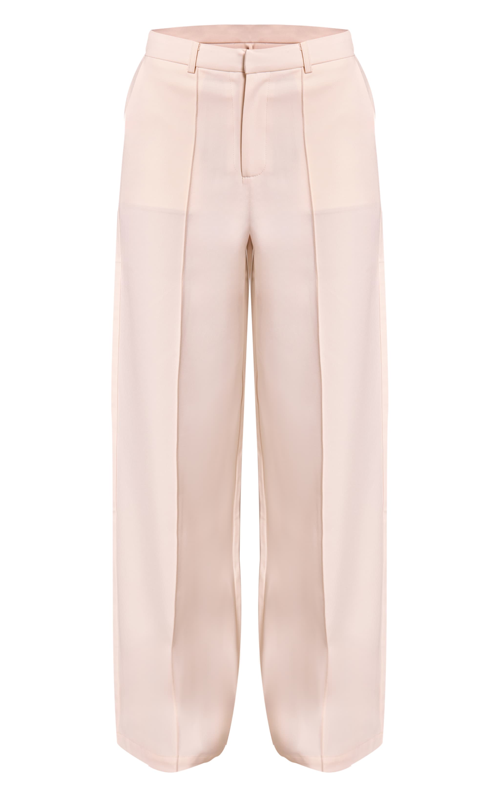 Cream Pintuck Tailored Pant image 5