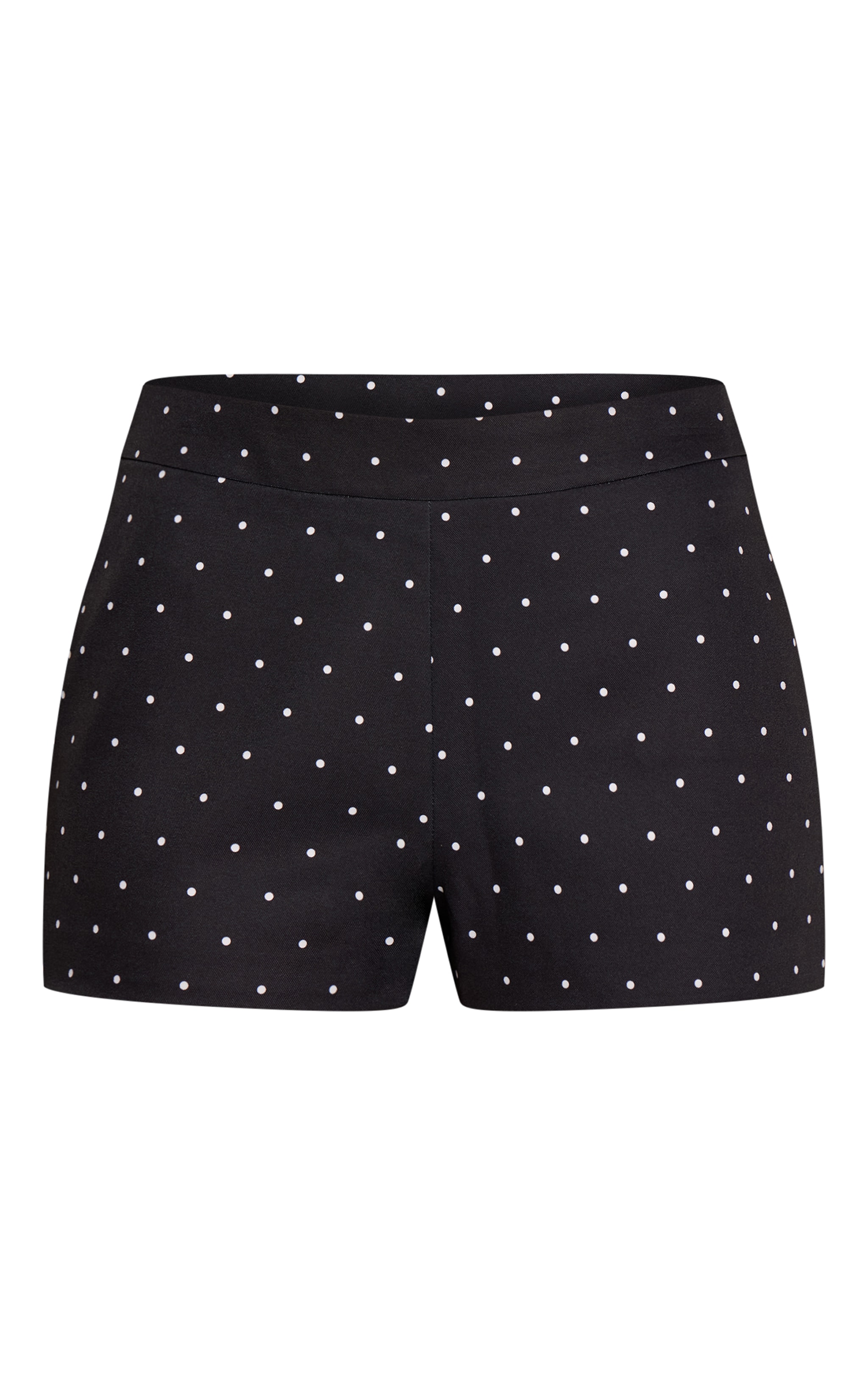 Black Polka Dot Tailored Short image 6