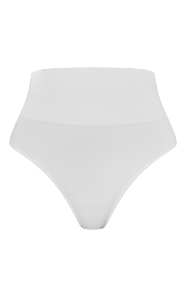 White Shapewear High Waist Control Briefs PrettyLittleThing