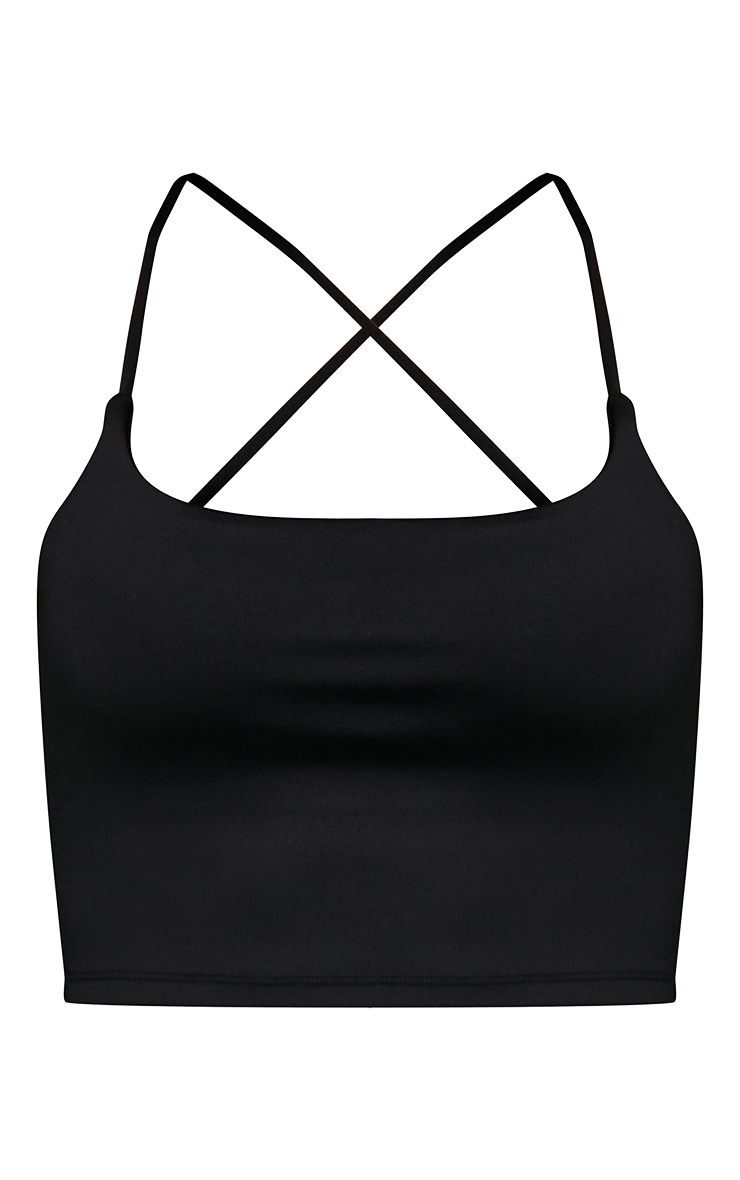 Black Ultimate Padded Sports Bralet image 6