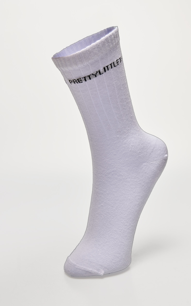 PRETTYLITTLETHING Chaussettes basiques blanches image 3