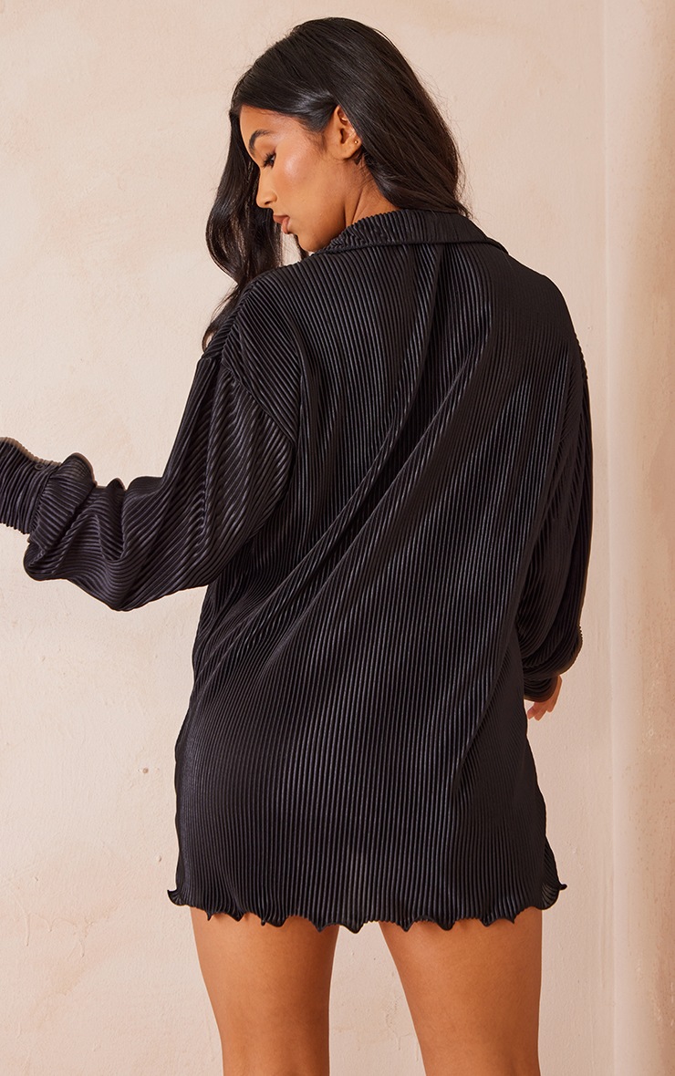 Black Dress Frill Hem SAME Ruffle Hem Maxi Dress Black/Cream