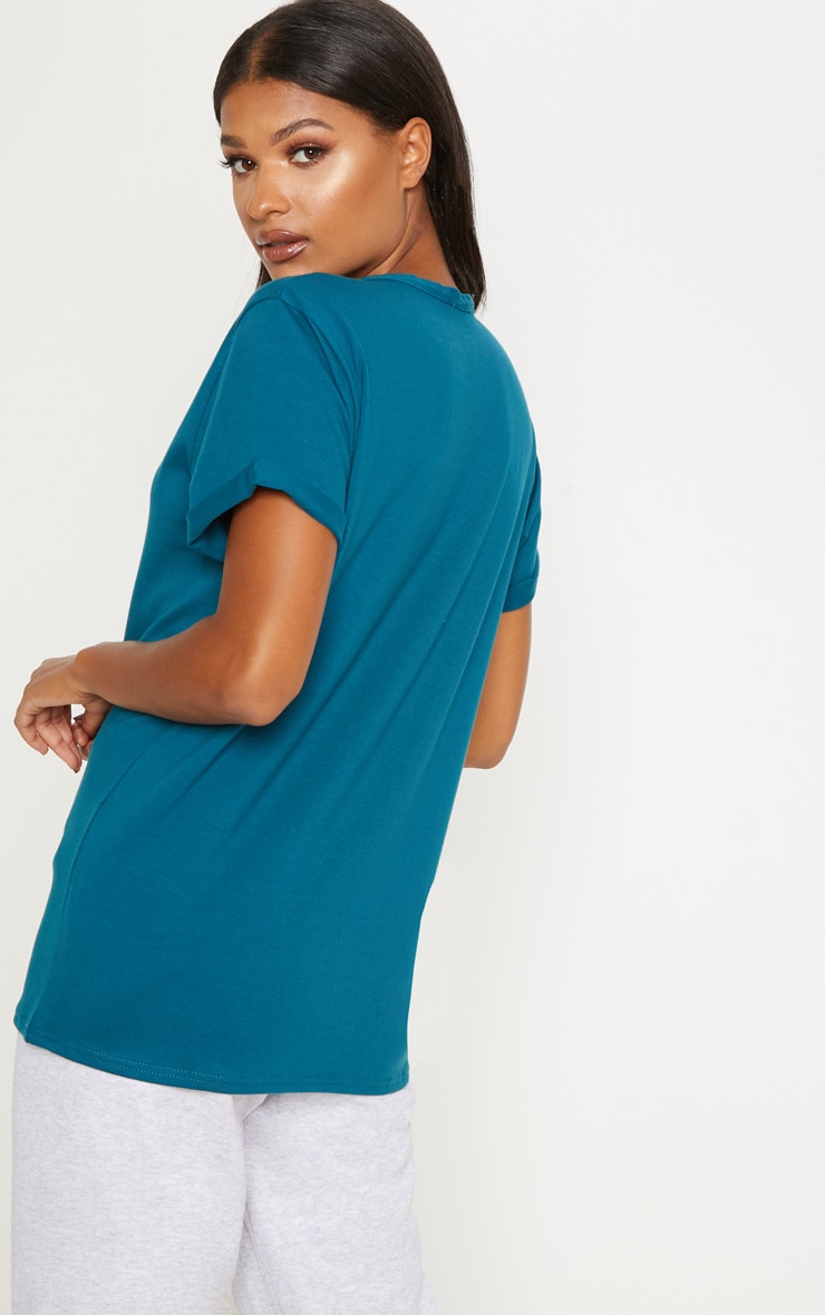 Teal Boyfriend T Shirt image 2