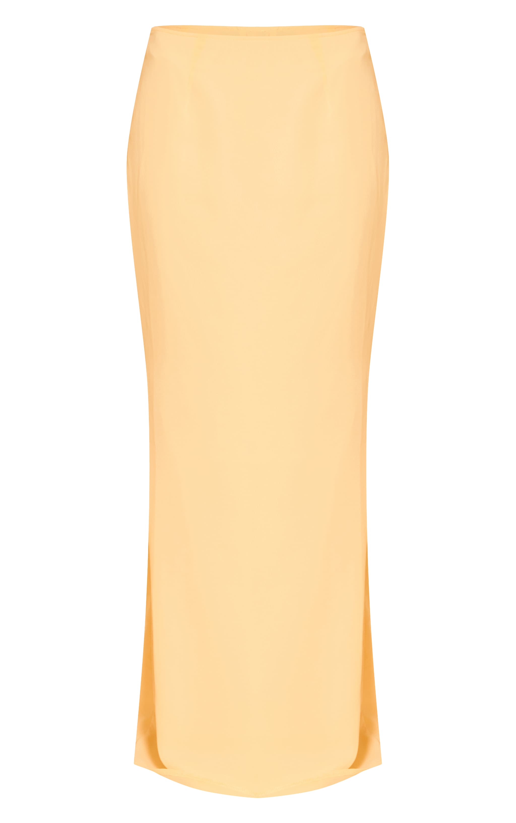 Lemon Chiffon Maxi Skirt image 5