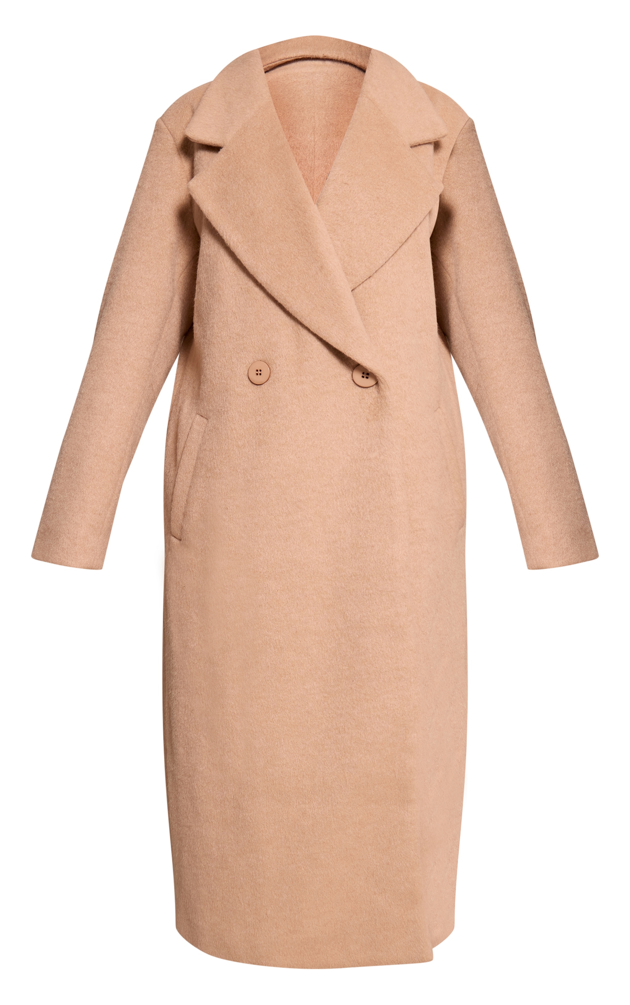 Petite Stone Brushed Wool Maxi Coat image 5