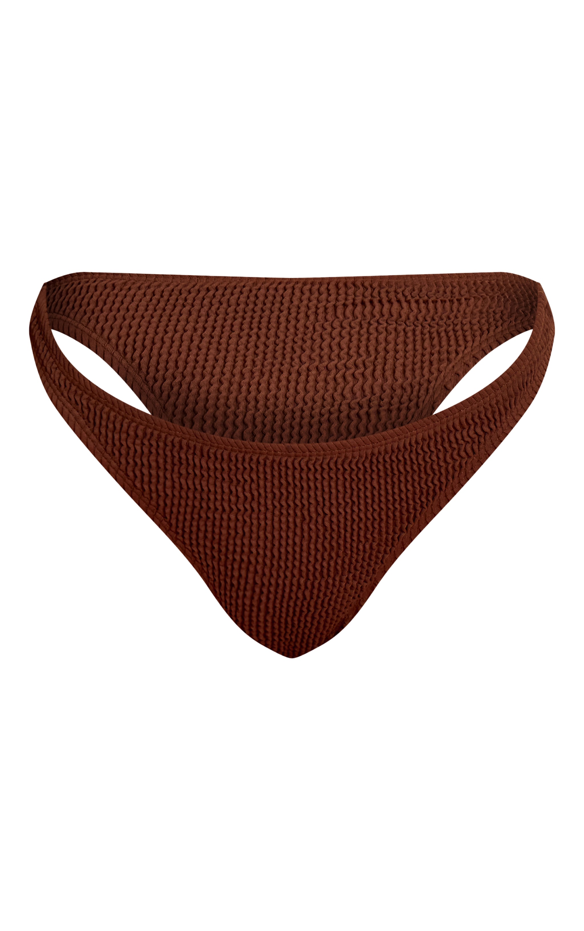 Chocolate Tanga Crinkle Bikini Bottoms image 5