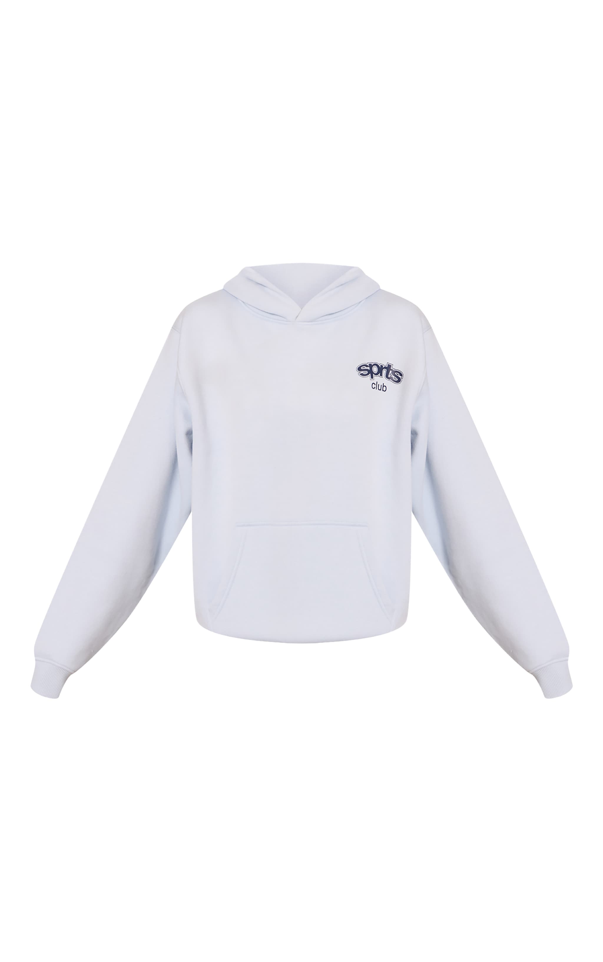 Light Blue PLT Sports Club Pullover Hoodie image 5