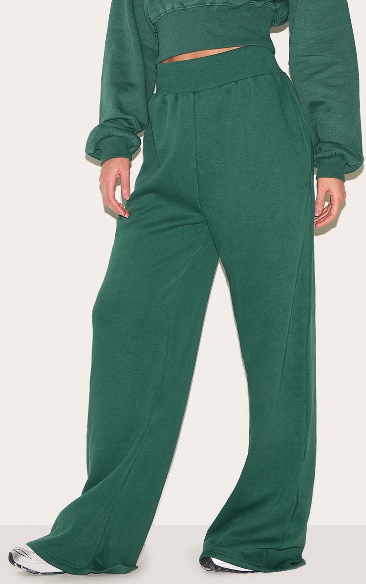 Tall Green Wide Leg Joggers image 2