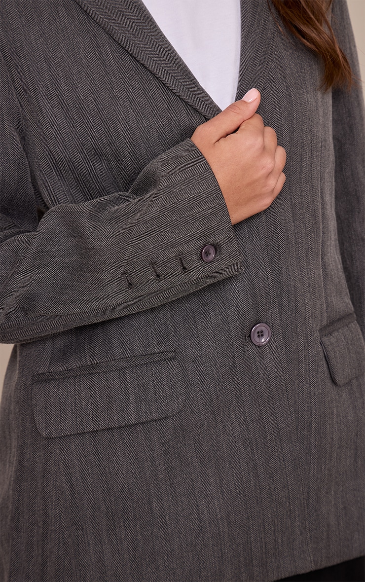 Charcoal Boyfriend Premium Blazer image 4
