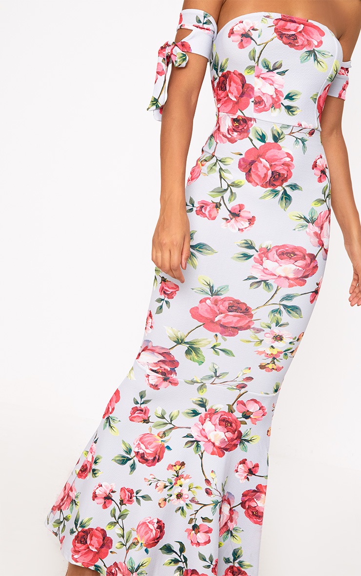robe maxi a fleurs