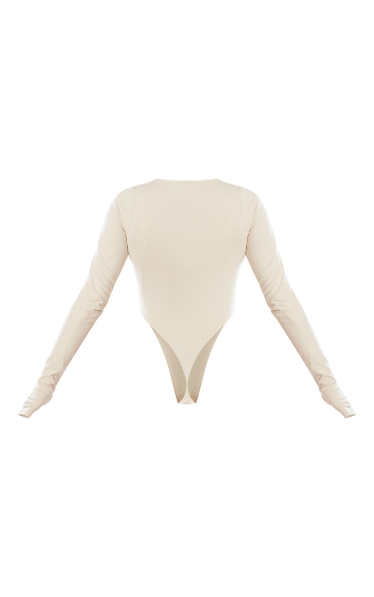 Sand Printed Long Sleeve High Leg Bodysuit image 6