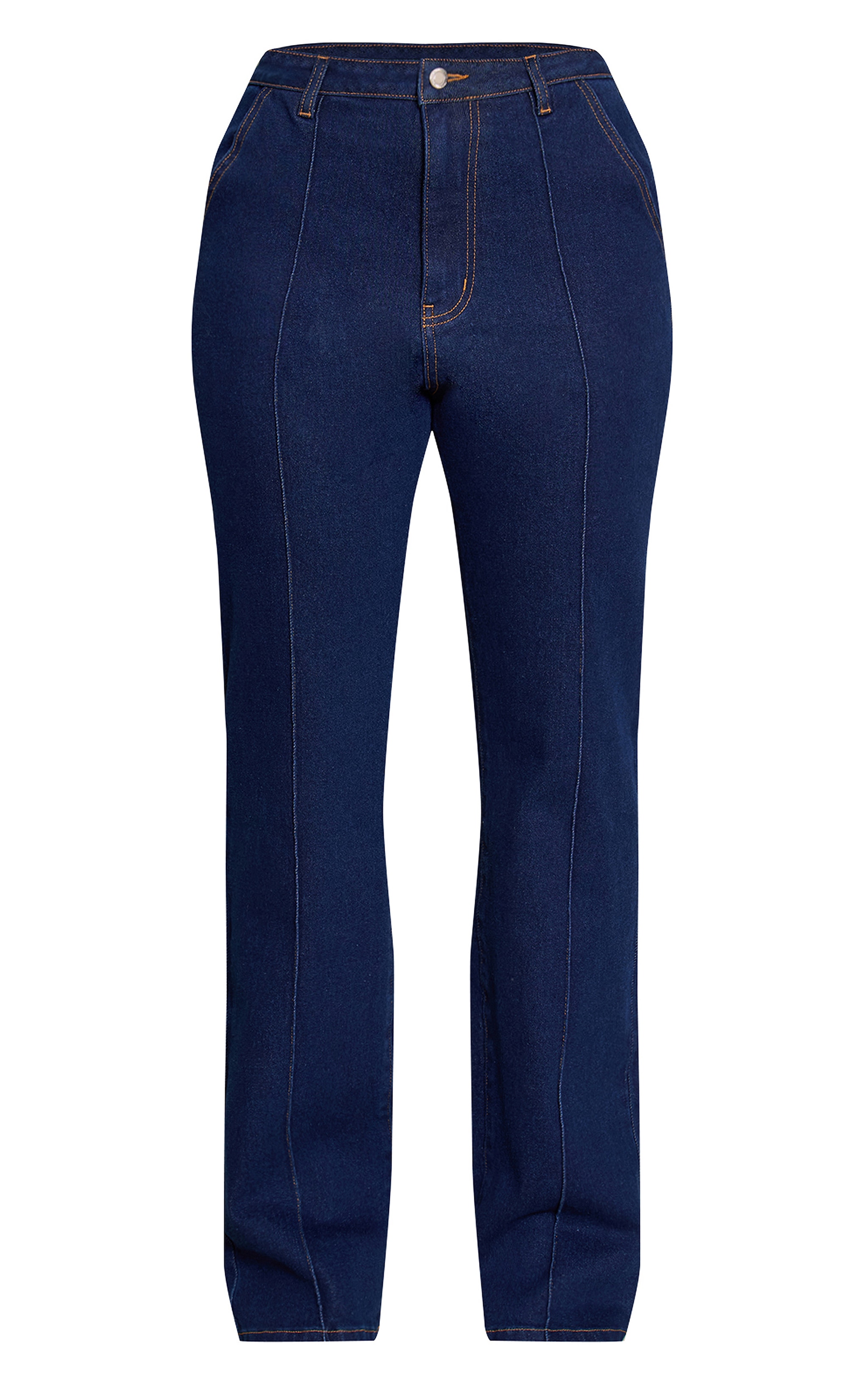Shape Indigo Stretch Denim Highwaisted Pintuck Adjustable Back Detail Jeans image 5