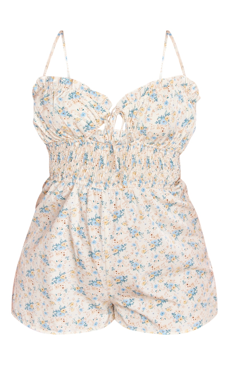 Yellow Plaid Playsuit main image 1