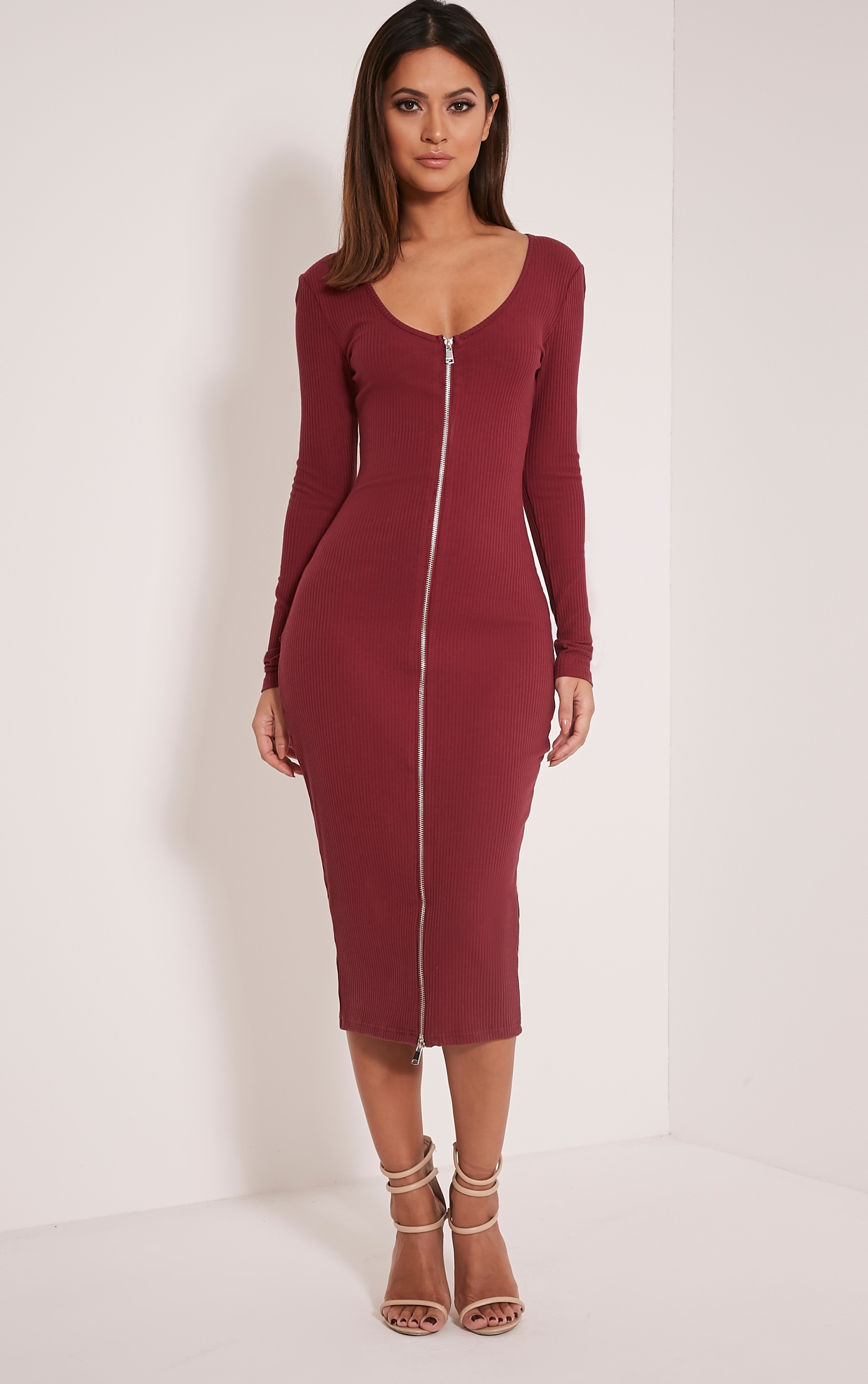 berry midi dress