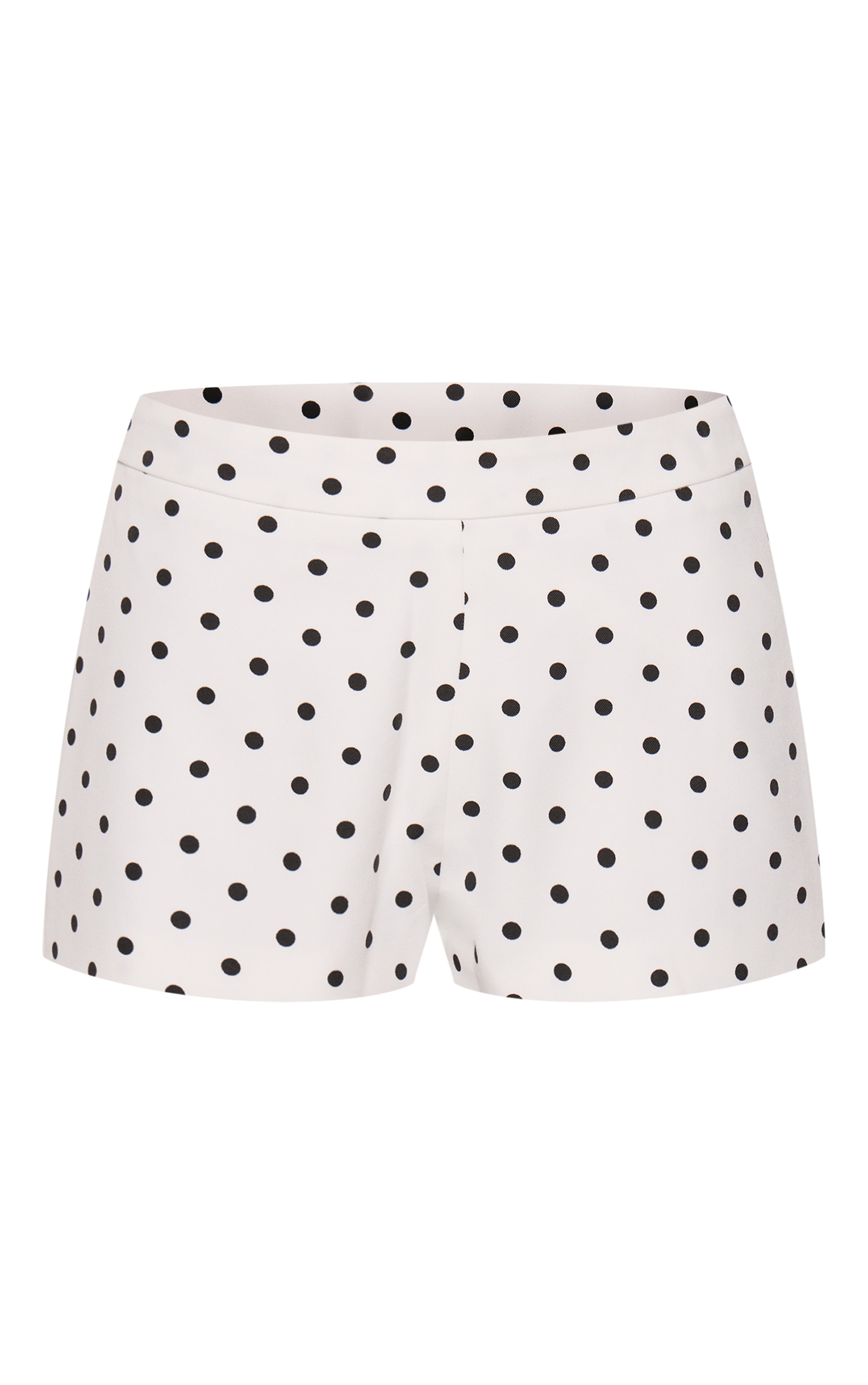 White Polka Dot Short image 6