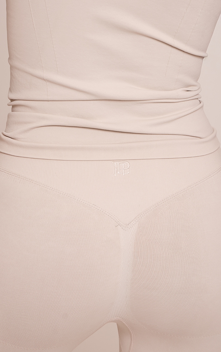 PLT Oatmeal Seamless Capri Leggings image 4