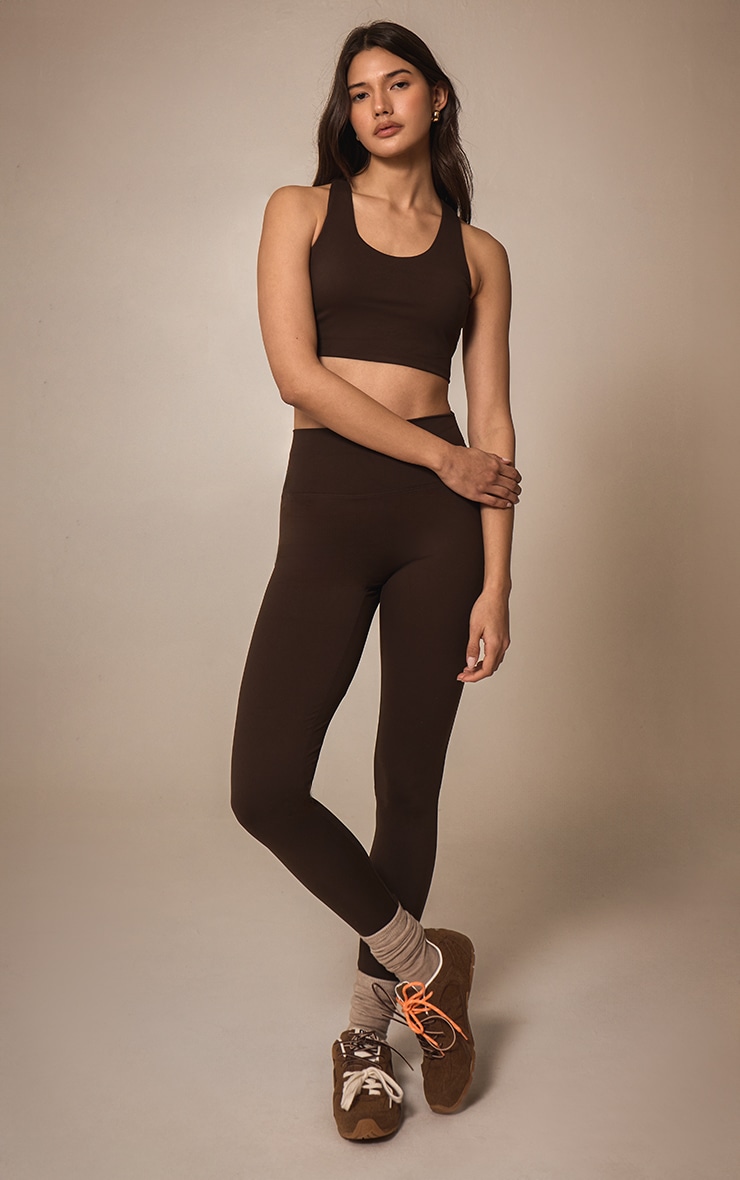Espresso Ultimate Sculpt High Waist Gym Leggings image 1