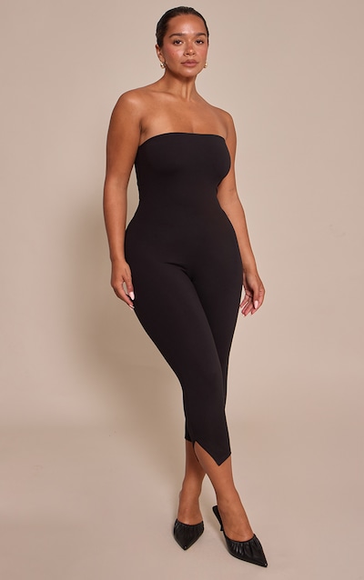 Shape Black Sculpt Bandeau Capri Jumpsuit