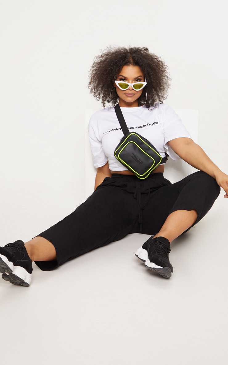 Image of Plus Black Casual Trousers