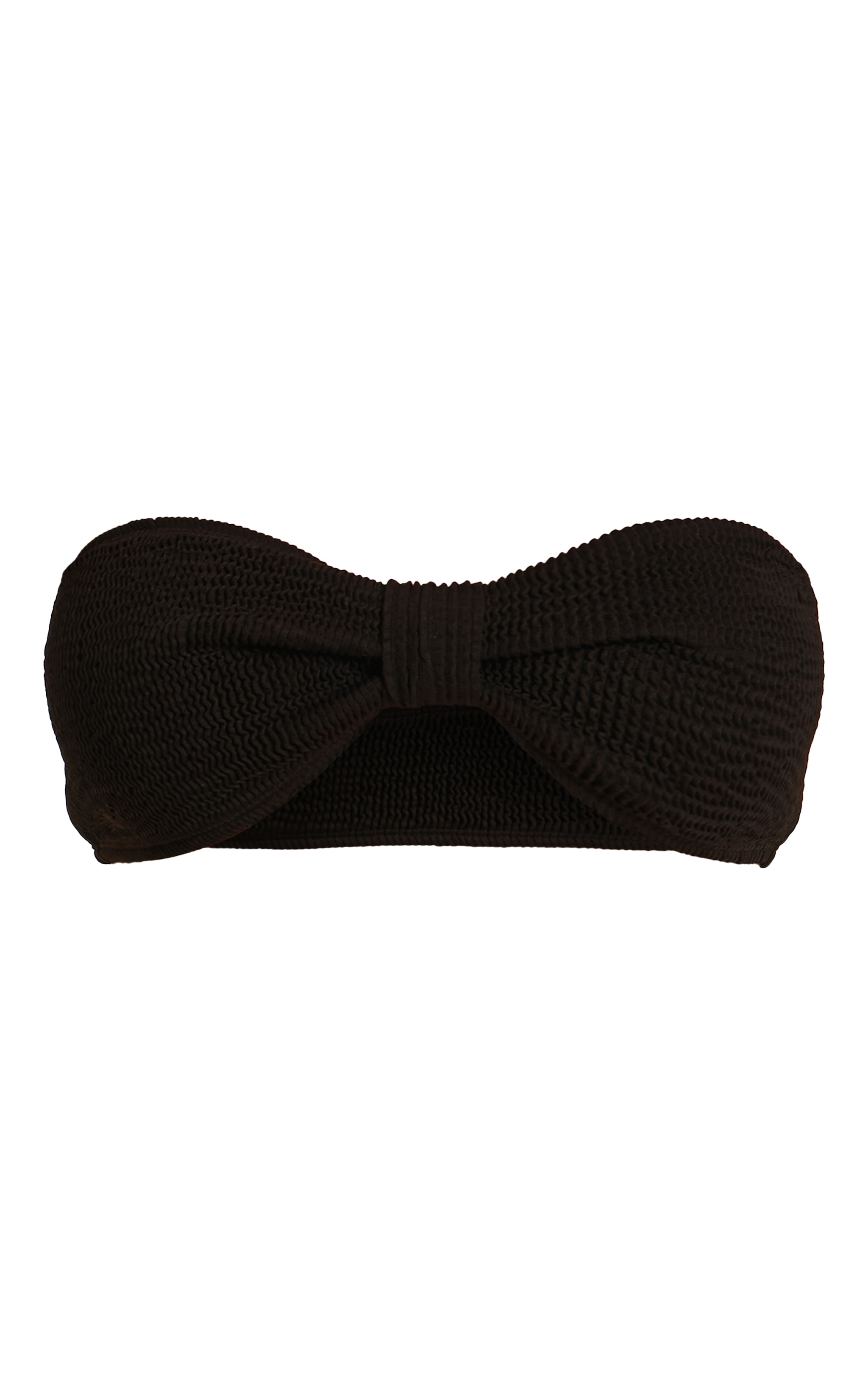 Black Crinkle Tanga Bikini Bottoms image 5