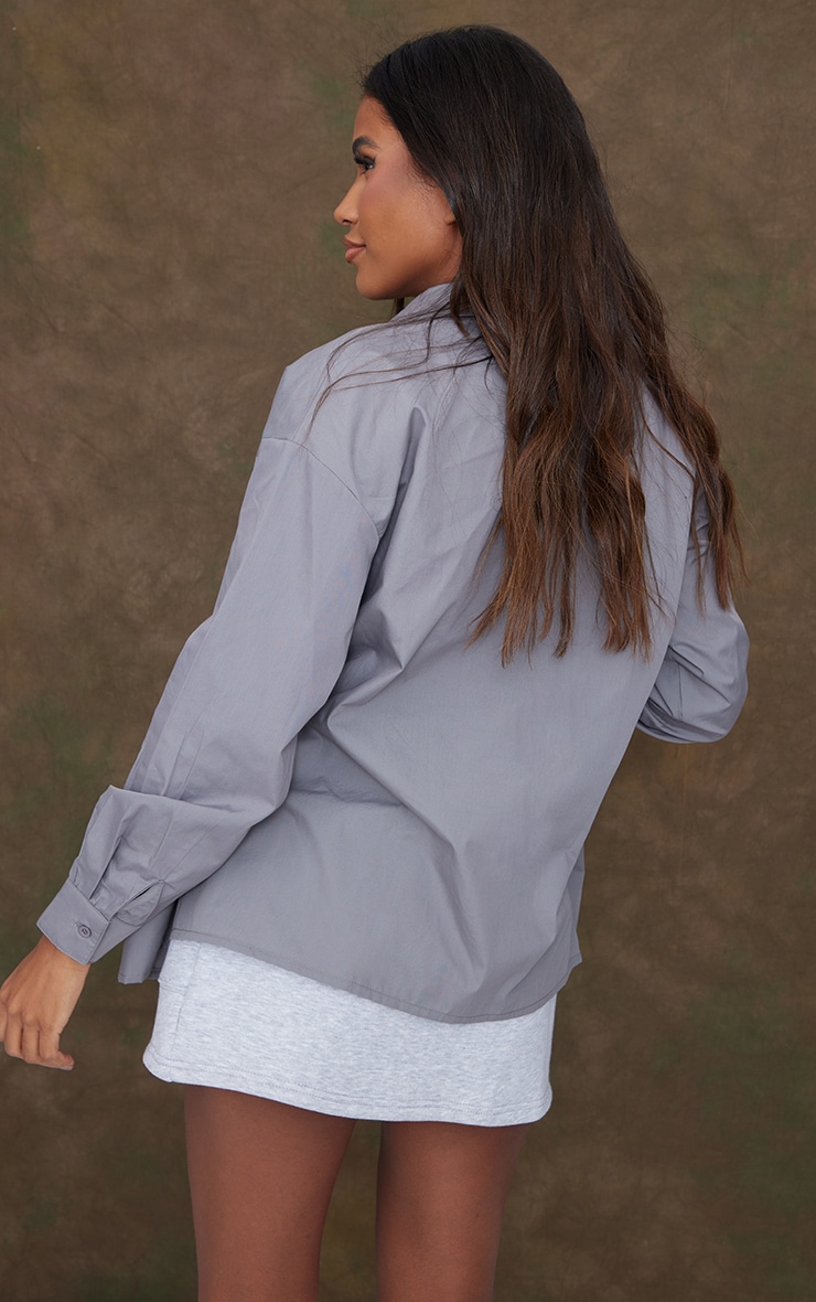 Chemise Décontractée Camouflage Bold Blue – Manches Courtes – Gris Et Bleu – Taille 5 – Neuve Avec étiquettes
