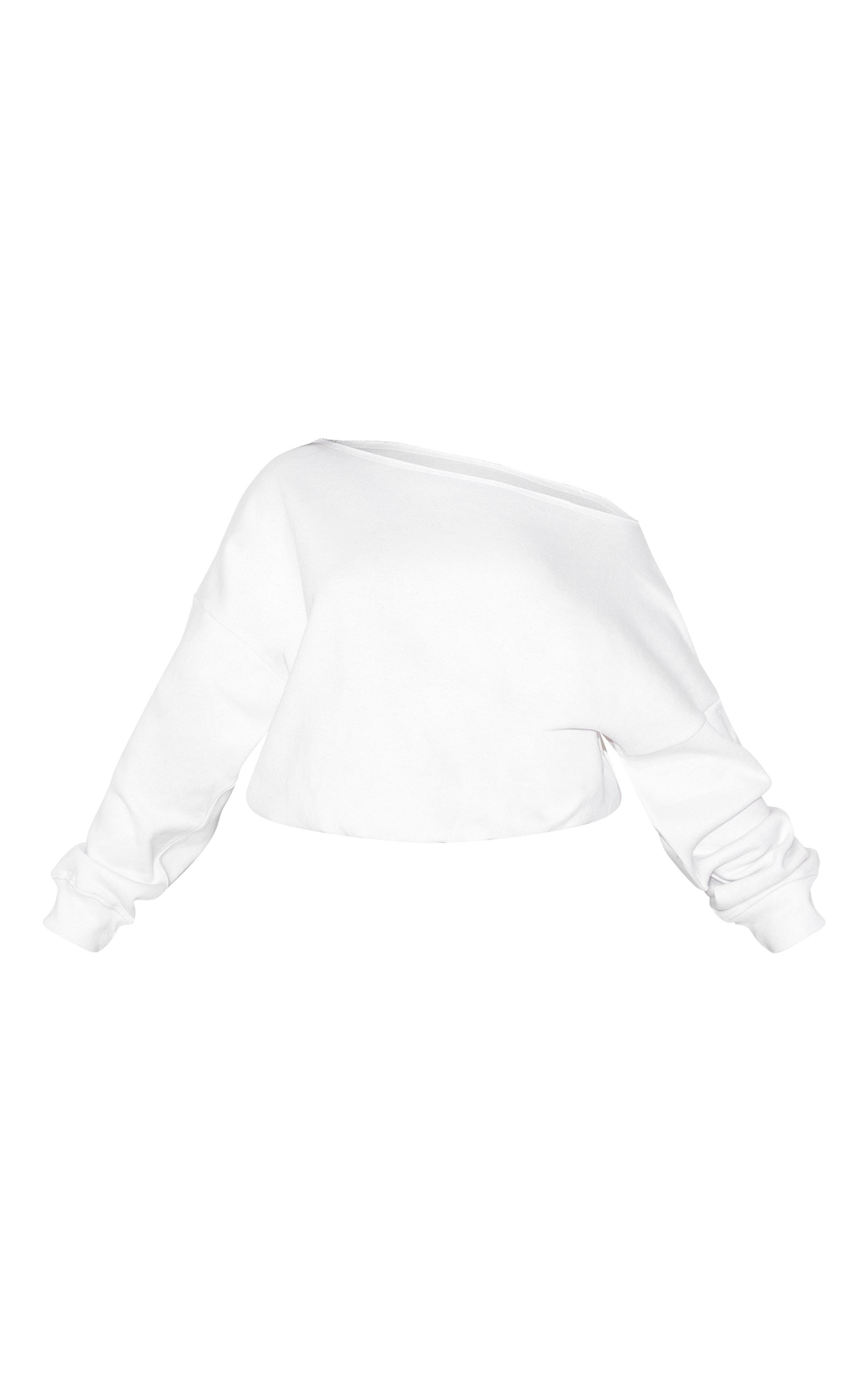Shape Sweat ample en sweat blanc à ourlet élimé image 5