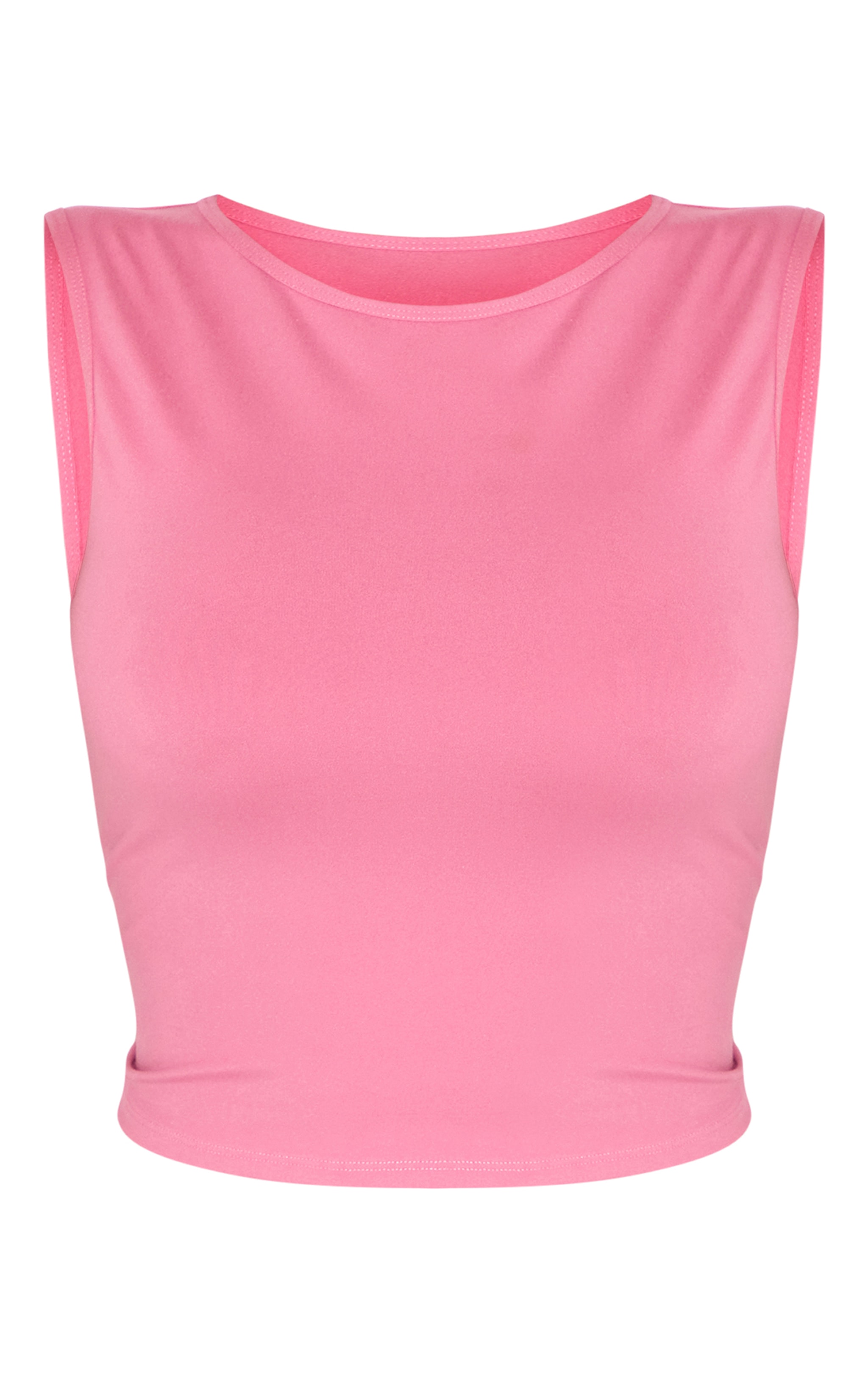 Shape Pink Sculpted Longline Racer Top image 5