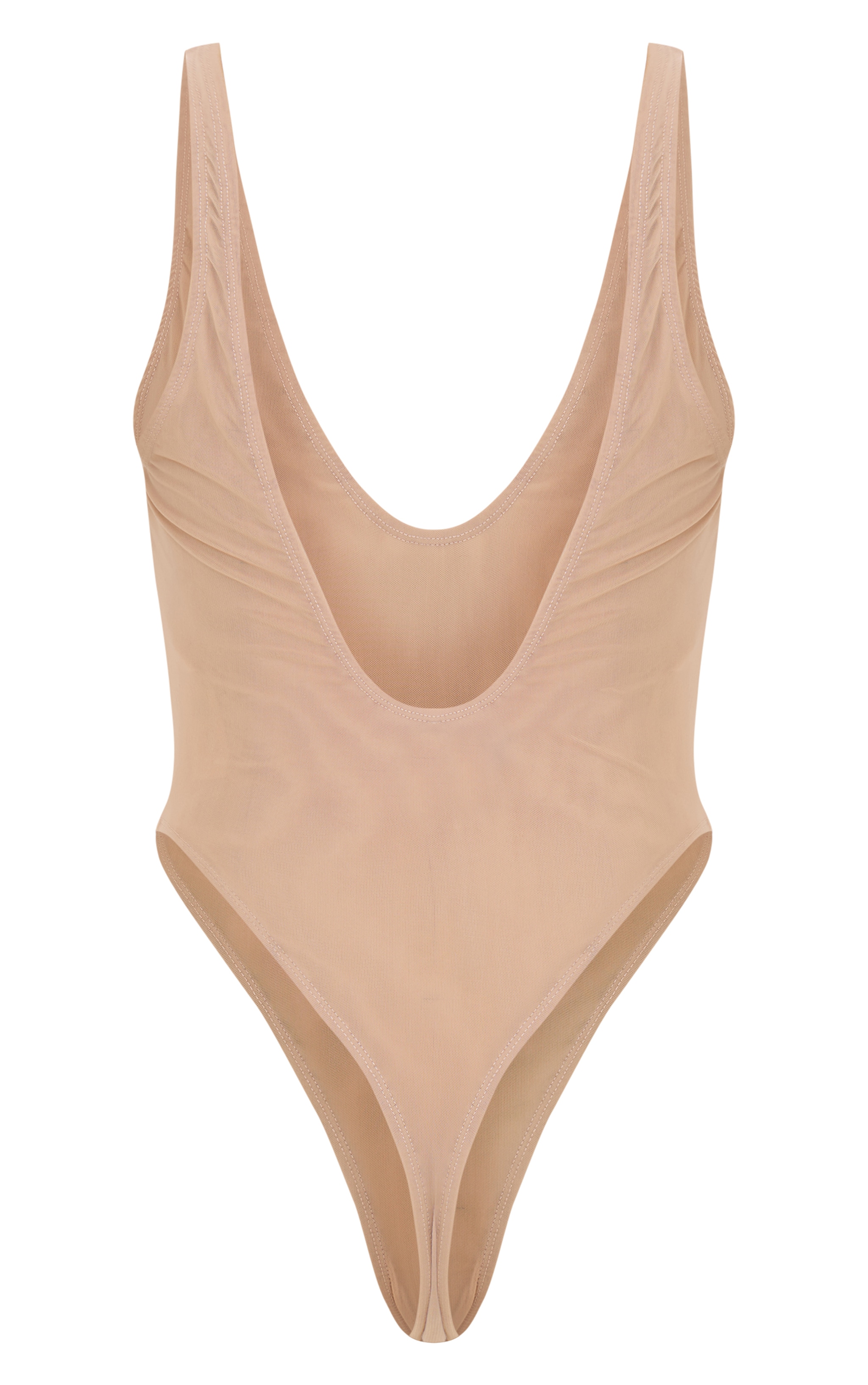 トップス NICE NICE MOMENT MESH BODY SUIT beige Beige Mesh Essentials Tank Bodysuit Undergarment