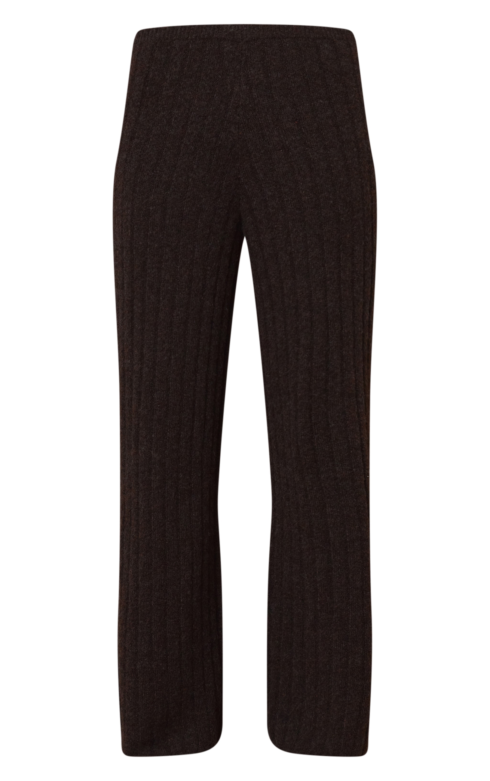 Chocolate Hazel Knit Wide Leg Trousers image 5