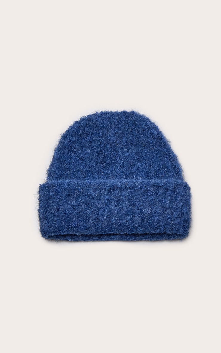 Cobalt Two Tone Bobble Knit Beanie image 2