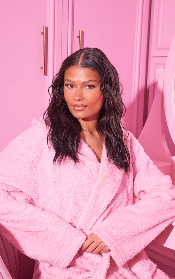 Lullabellz Thick Clip In Hair Extensions Dark Brown PrettyLittleThing AUS