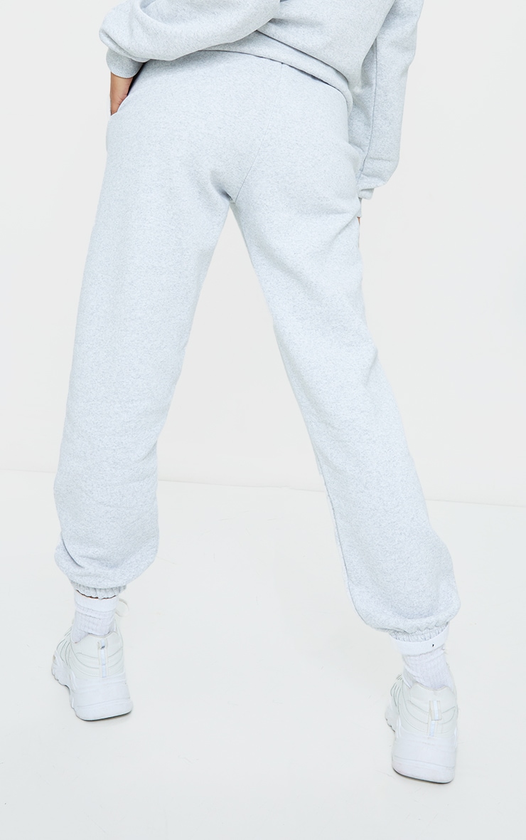 PRETTYLITTLETHING Logo Ash Grey Est 2012 Joggers image 3