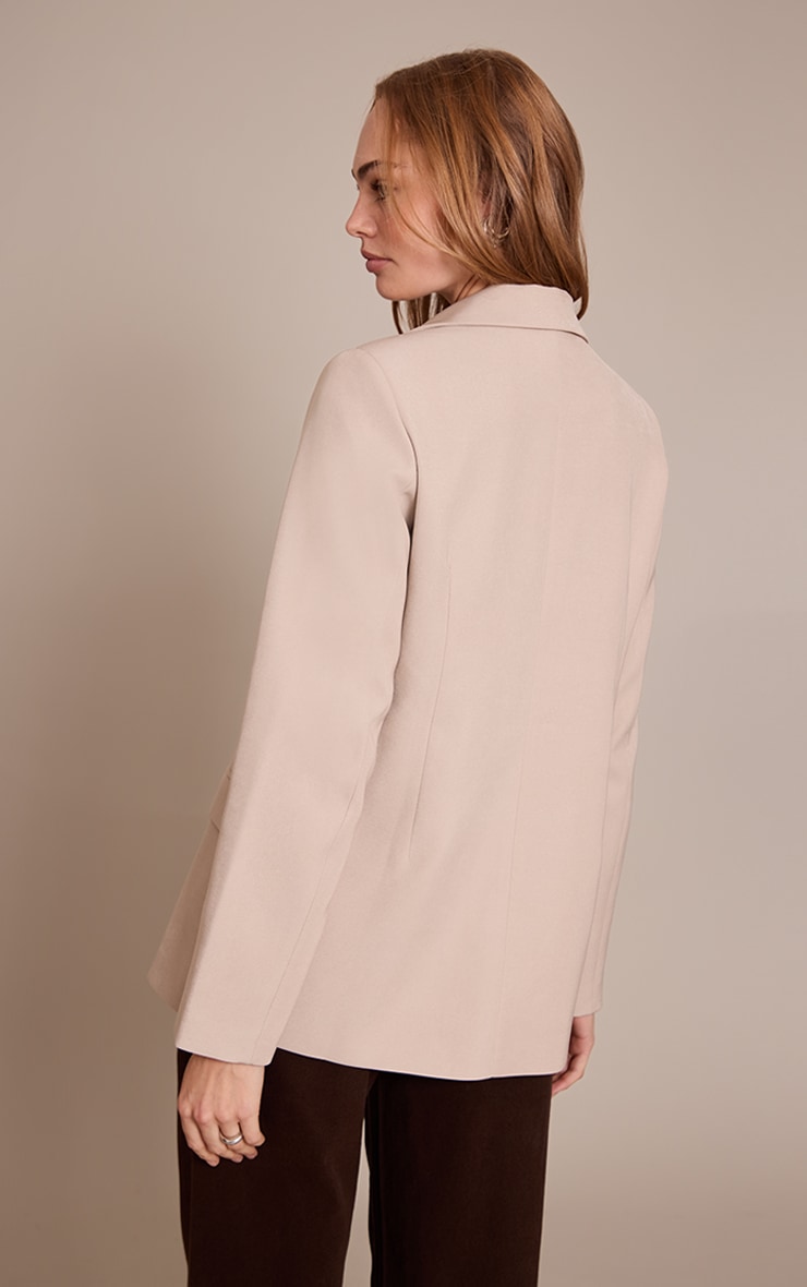 Stone Oversized Longline Blazer image 2