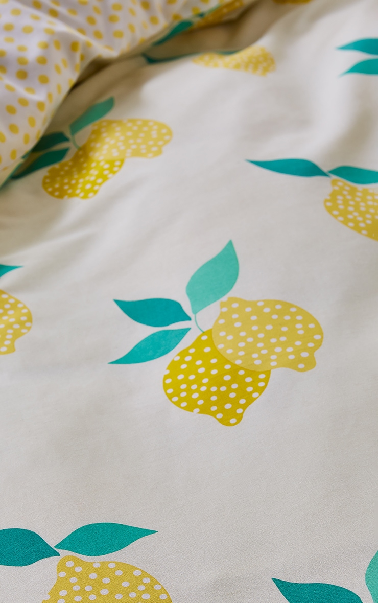 Sassy B Reversible Lemon Zest Duvet Set Single image 4