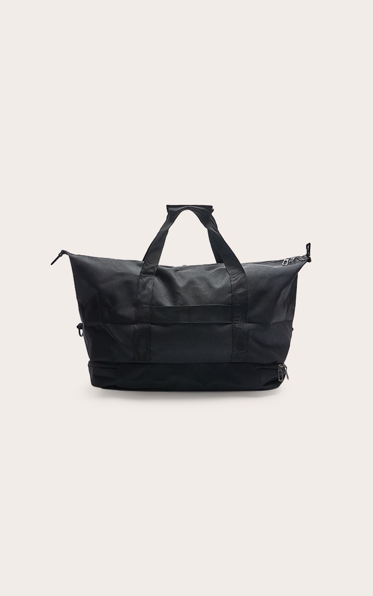Black PrettyLittleThing Travel Duffel Bag image 3