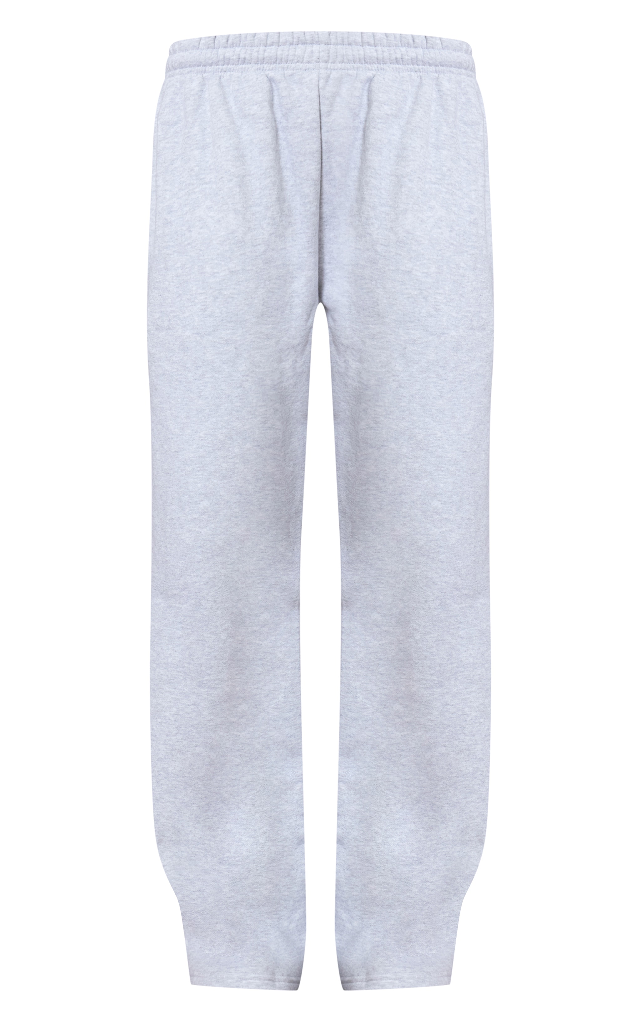 Ash Grey Cotton Fleece Straight Leg Sweatpants image 5