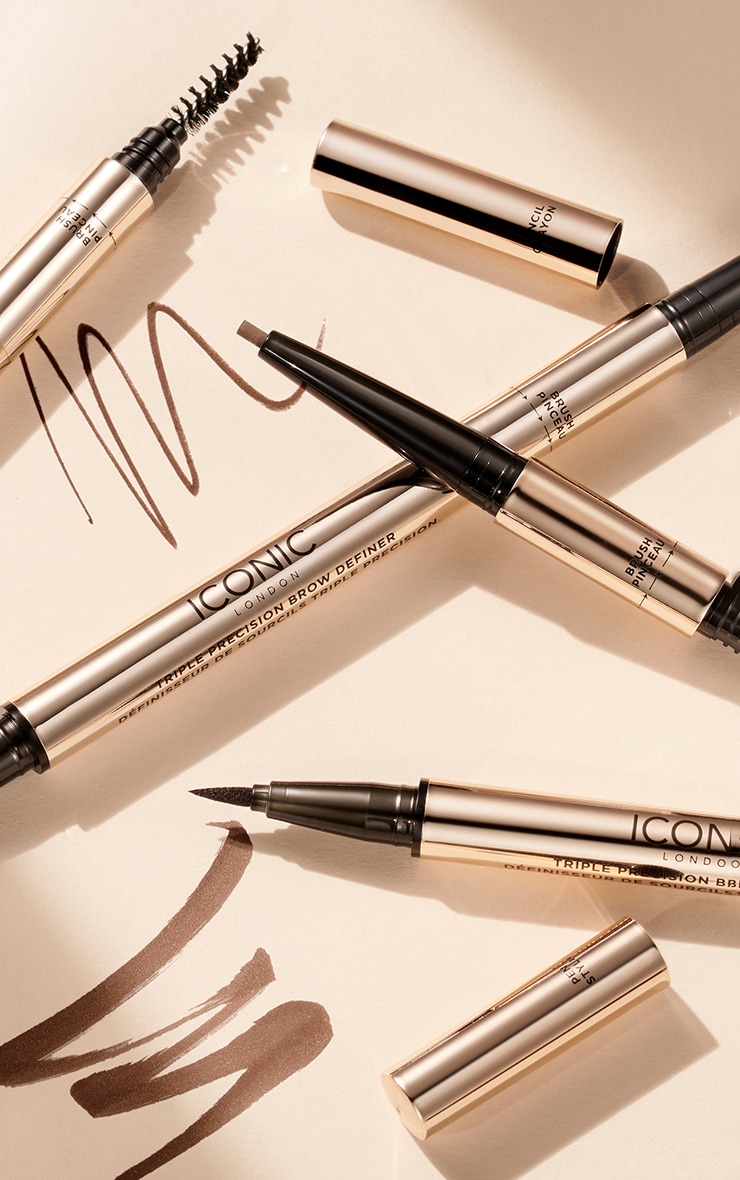 Iconic London Trio à sourcils Precision Brow Definer Ash Blonde image 6