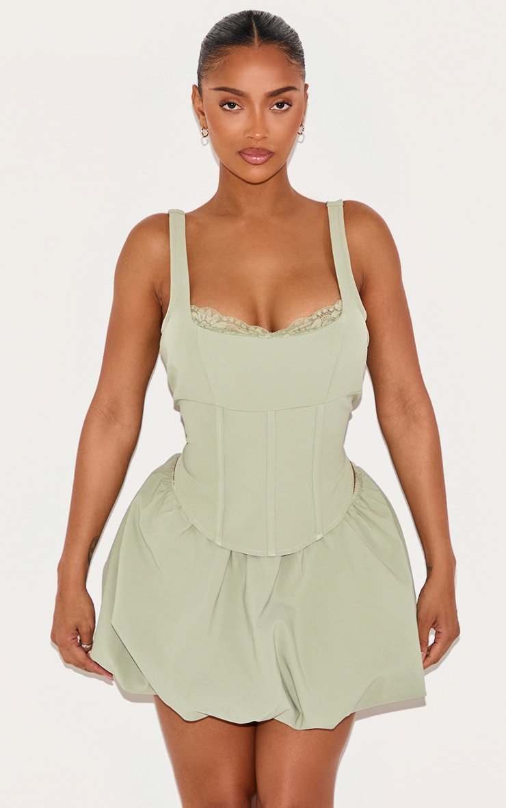 Shape Sage Tailored Puffball Mini Skirt image 4