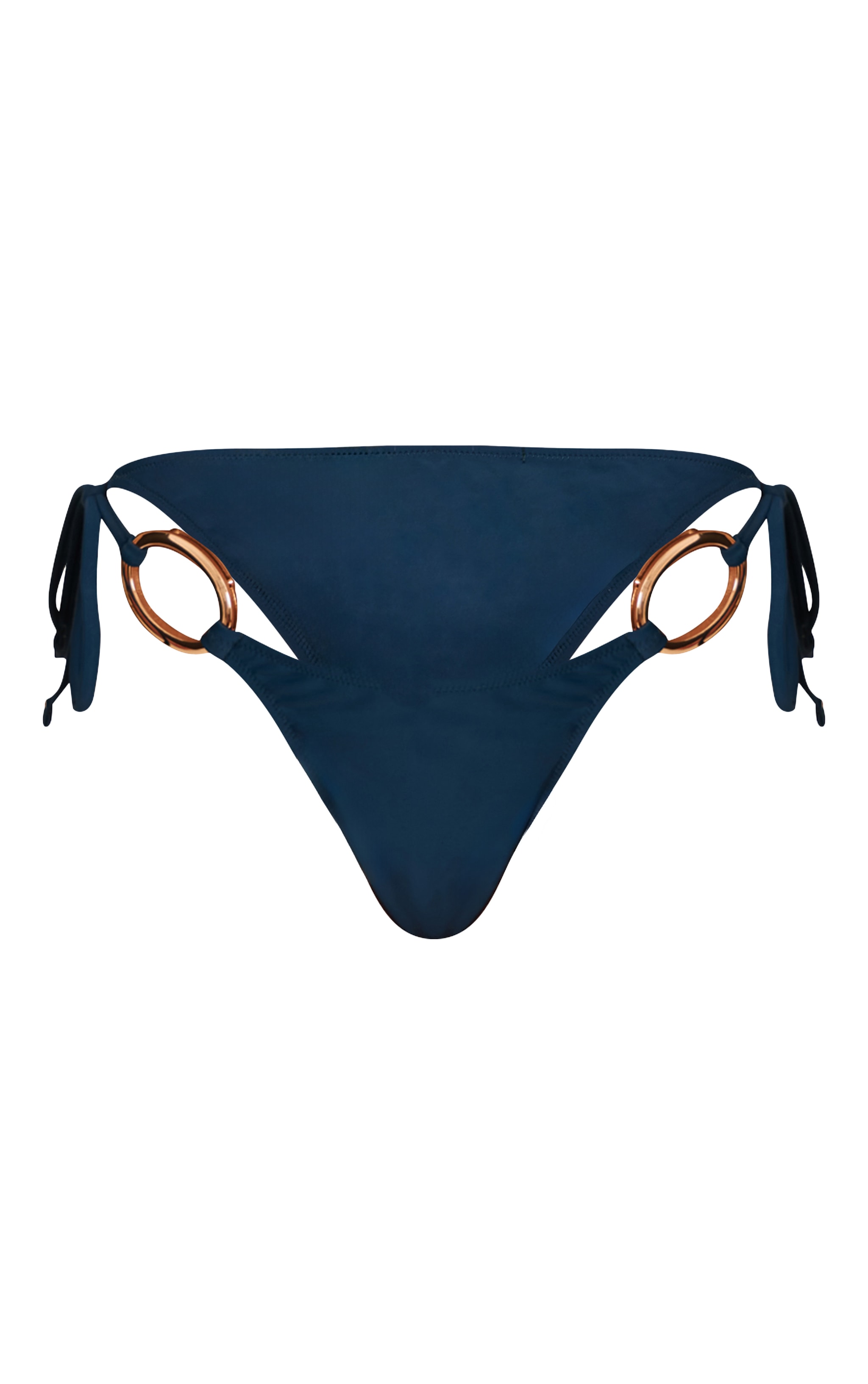 Teal O Ring Trim Bikini Top image 5