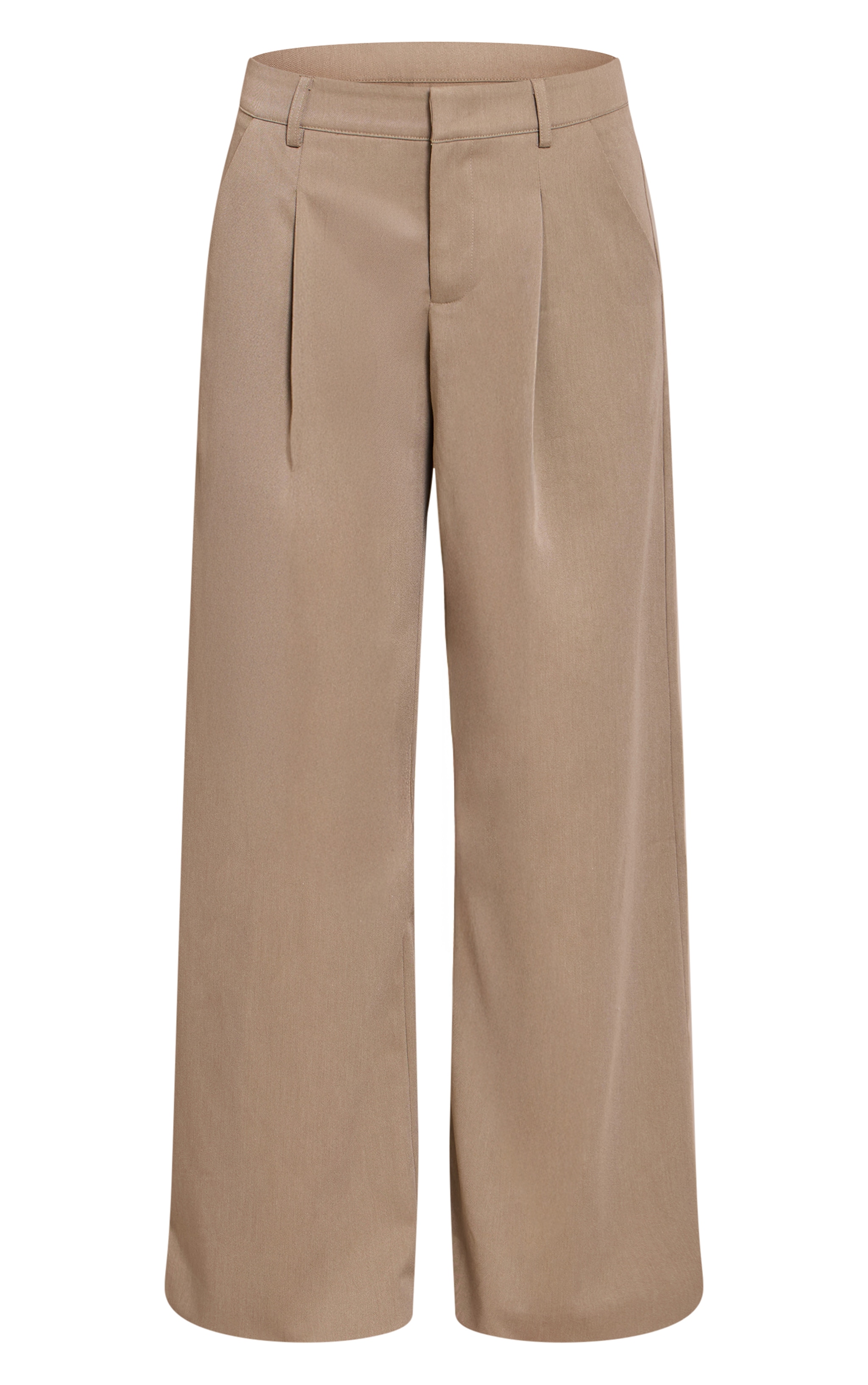 Grey Tailored Woven pleated Wide Leg Pant image 5