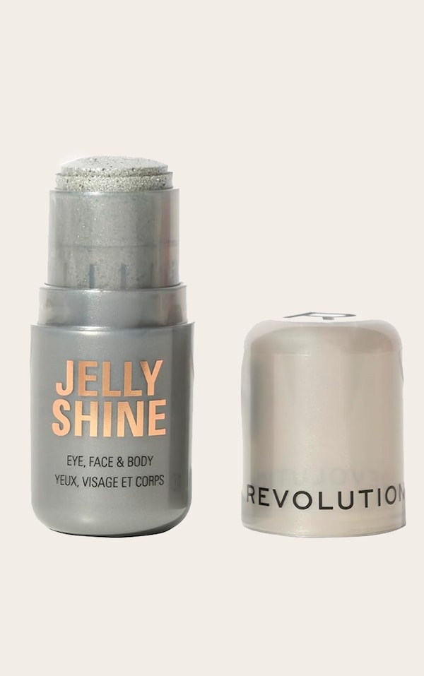 Revolution Jelly Shine Eye, Face & Body Highlight Stick Silver Moonlight