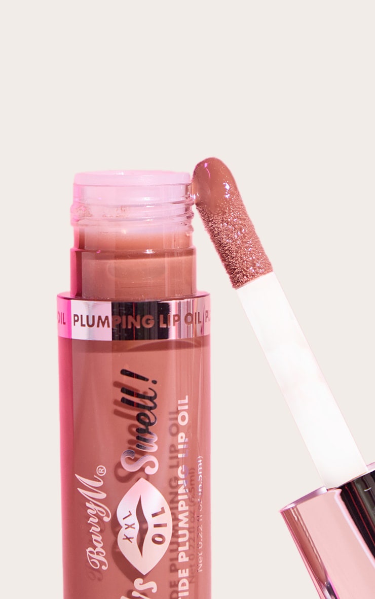 Barry M That's Swell! Peptide Plumping Lip Oil - Nude Nectar image 3