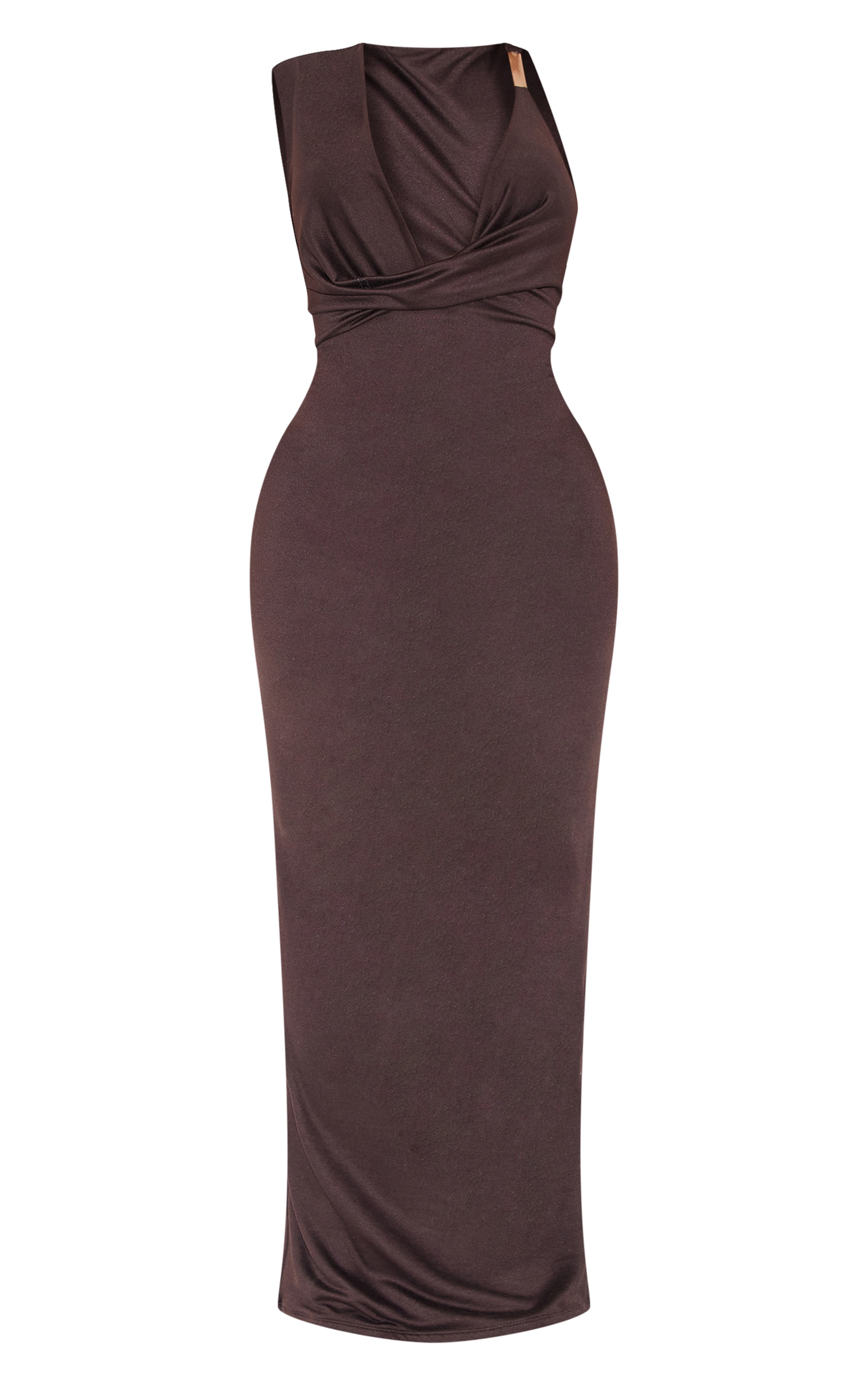 Shape Chocolate Super Soft Cowl Neck Maxi Dress image 1
